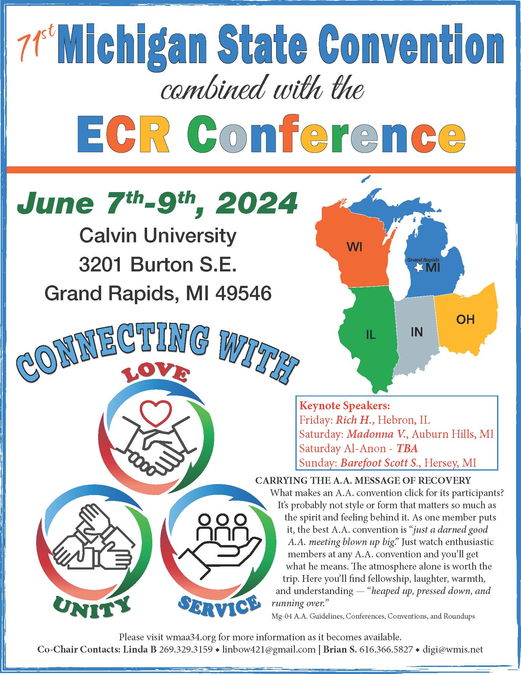 2024 State Convention/ECR Conference